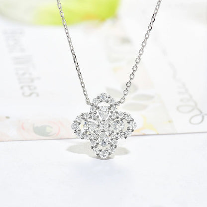 [OAK JURI]LOOP NECKLACE FULL MOTIF DIAMOND 16MM MULTIPLE COLORS