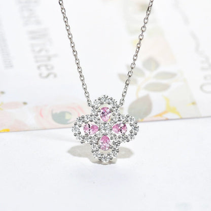 [OAK JURI]LOOP NECKLACE FULL MOTIF DIAMOND 16MM MULTIPLE COLORS