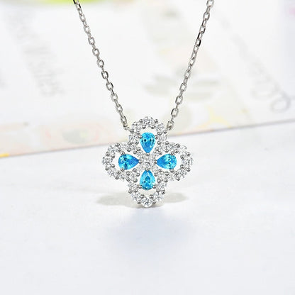 [OAK JURI]LOOP NECKLACE FULL MOTIF DIAMOND 16MM MULTIPLE COLORS