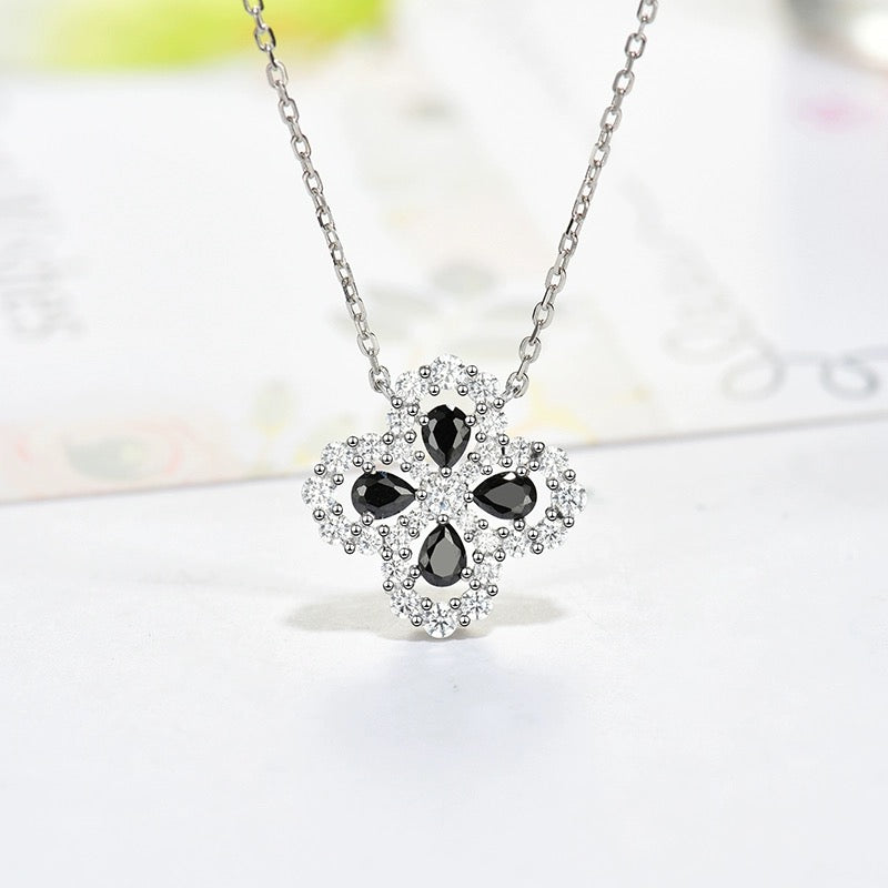[OAK JURI]LOOP NECKLACE FULL MOTIF DIAMOND 16MM MULTIPLE COLORS