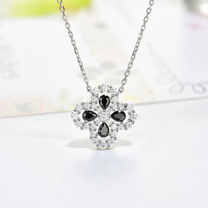 [OAK JURI]LOOP NECKLACE FULL MOTIF DIAMOND 16MM MULTIPLE COLORS