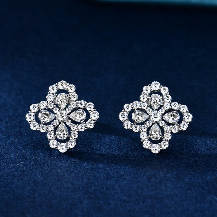 [OAK JURI]LOOP EARRINGS FULL MOTIF DIAMOND 16MM