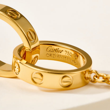 [OAK JURI]LOVE BRACELET DOUBLE RING