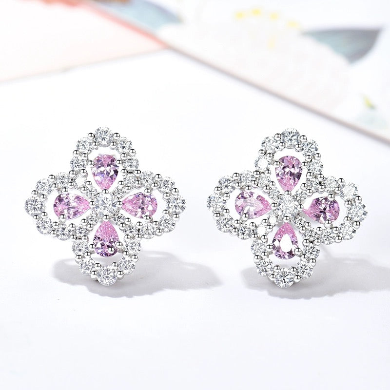 [OAK JURI]LOOP EARRINGS FULL MOTIF DIAMOND 16MM