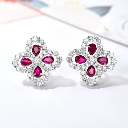 [OAK JURI]LOOP EARRINGS FULL MOTIF DIAMOND 16MM