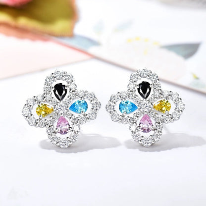 [OAK JURI]LOOP EARRINGS FULL MOTIF DIAMOND 16MM