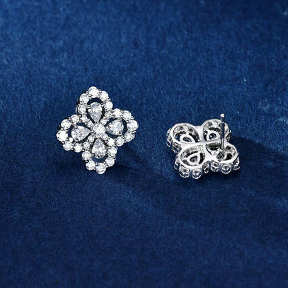 [OAK JURI]LOOP EARRINGS FULL MOTIF DIAMOND 16MM