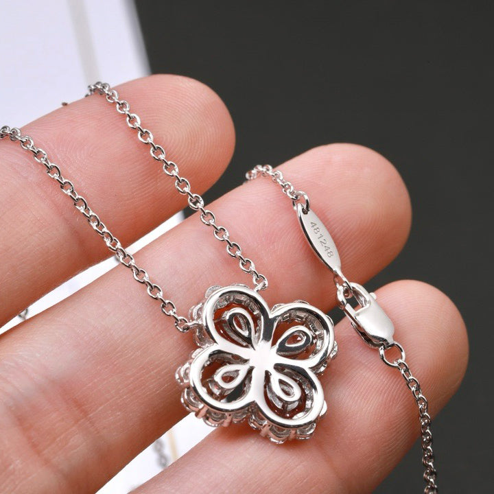 [OAK JURI]LOOP NECKLACE FULL MOTIF DIAMOND 16MM MULTIPLE COLORS