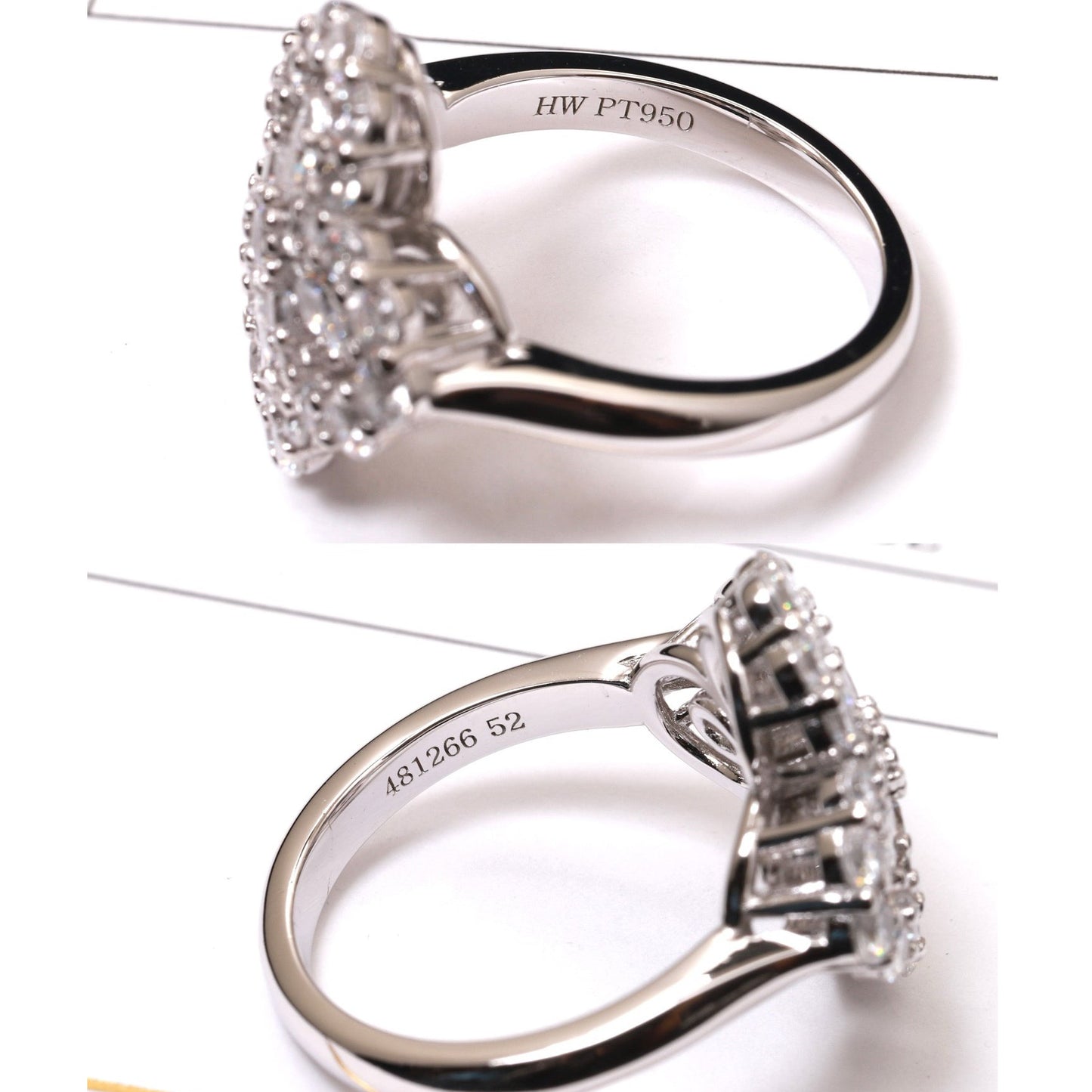 [OAK JURI]LOOP RING FULL MOTIF DIAMOND 16MM SILVE