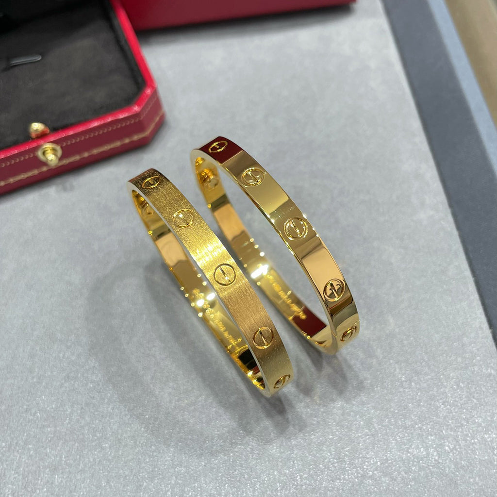 [OAK JURI]LOVE BRACELET 6.1MM BRUSHED