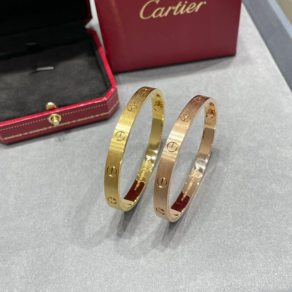 [OAK JURI]LOVE BRACELET 6.1MM BRUSHED