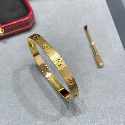 [OAK JURI]LOVE BRACELET 6.1MM BRUSHED