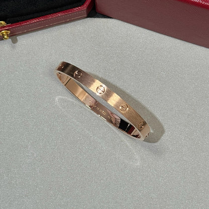 [OAK JURI]LOVE BRACELET 6.1MM BRUSHED