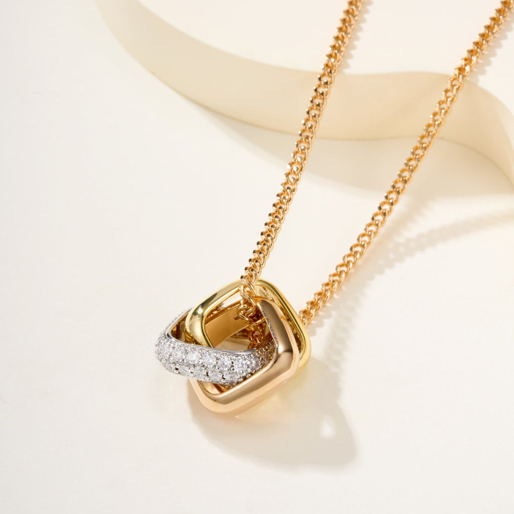 [OAK JURI]TRINITY CUSHION NECKLACE COLLECTION