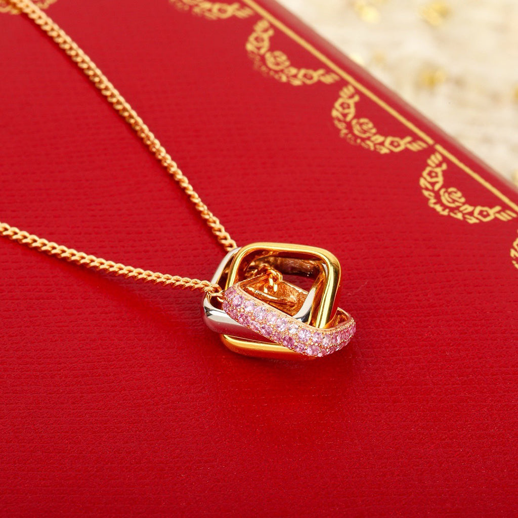 [OAK JURI]TRINITY CUSHION NECKLACE COLLECTION