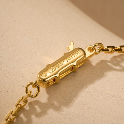 [OAK JURI]LOVE NECKLACE 16MM  FULL DIAMOND