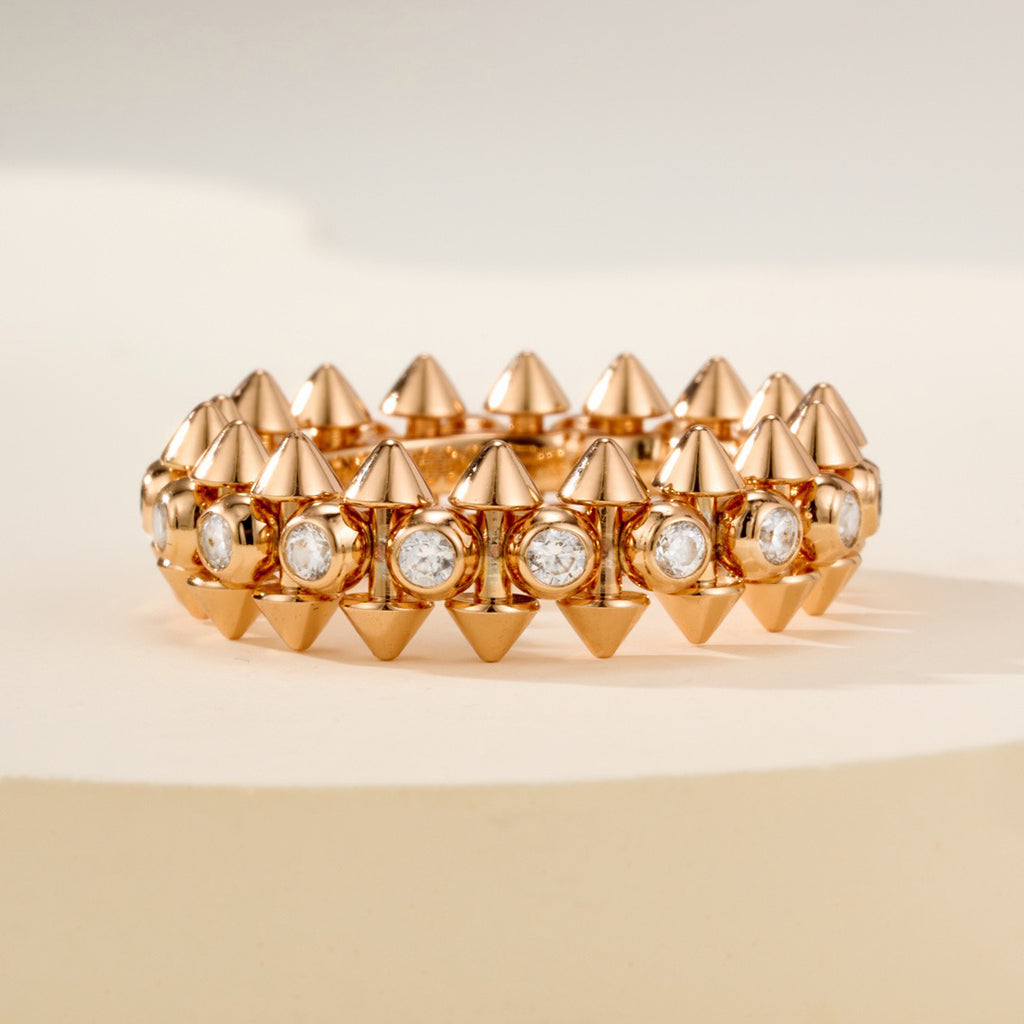 [OAK JURI]CLASH 6.8MM DIAMOND MEDIUM RING