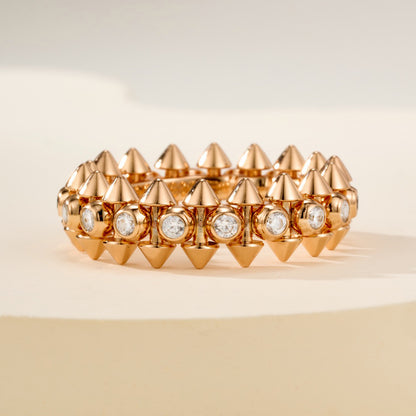 [OAK JURI]CLASH 6.8MM DIAMOND MEDIUM RING