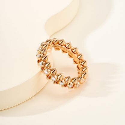 [OAK JURI]CLASH 6.8MM DIAMOND MEDIUM RING