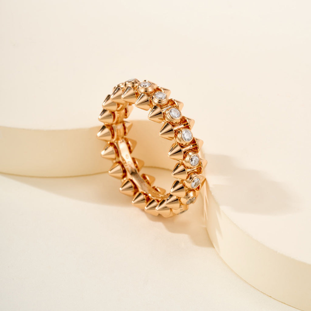 [OAK JURI]CLASH 6.8MM DIAMOND MEDIUM RING