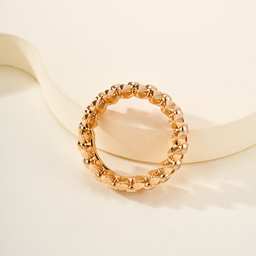 [OAK JURI]CLASH 6.8MM DIAMOND MEDIUM RING