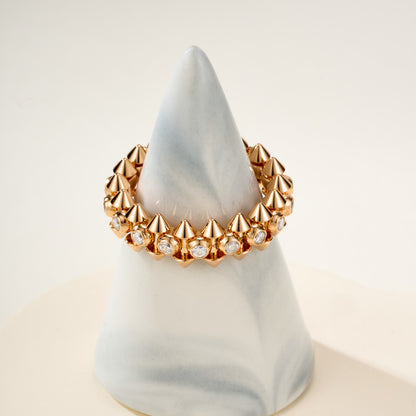 [OAK JURI]CLASH 6.8MM DIAMOND MEDIUM RING