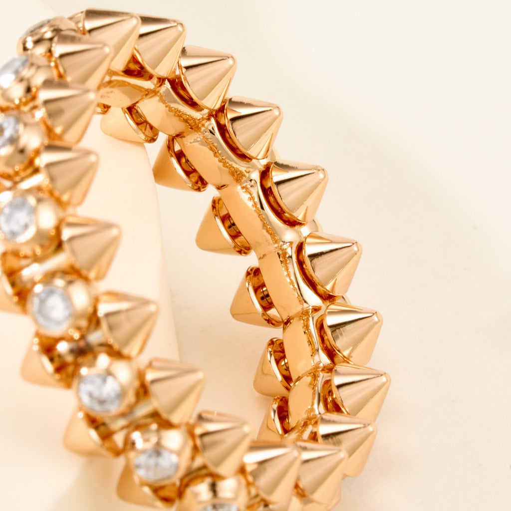 [OAK JURI]CLASH 6.8MM DIAMOND MEDIUM RING