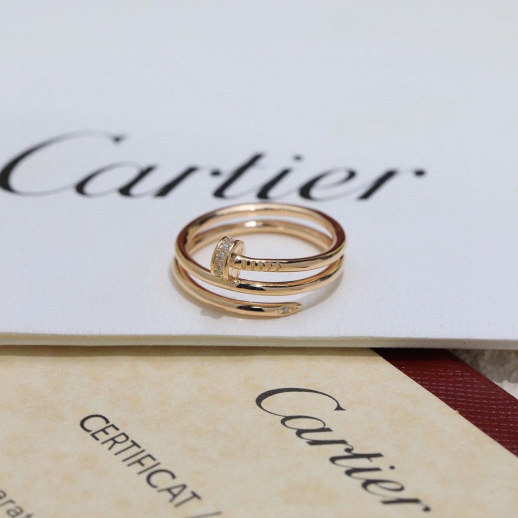 [OAK JURI]JUSTE RING 4.8MM HALF DIAMOND