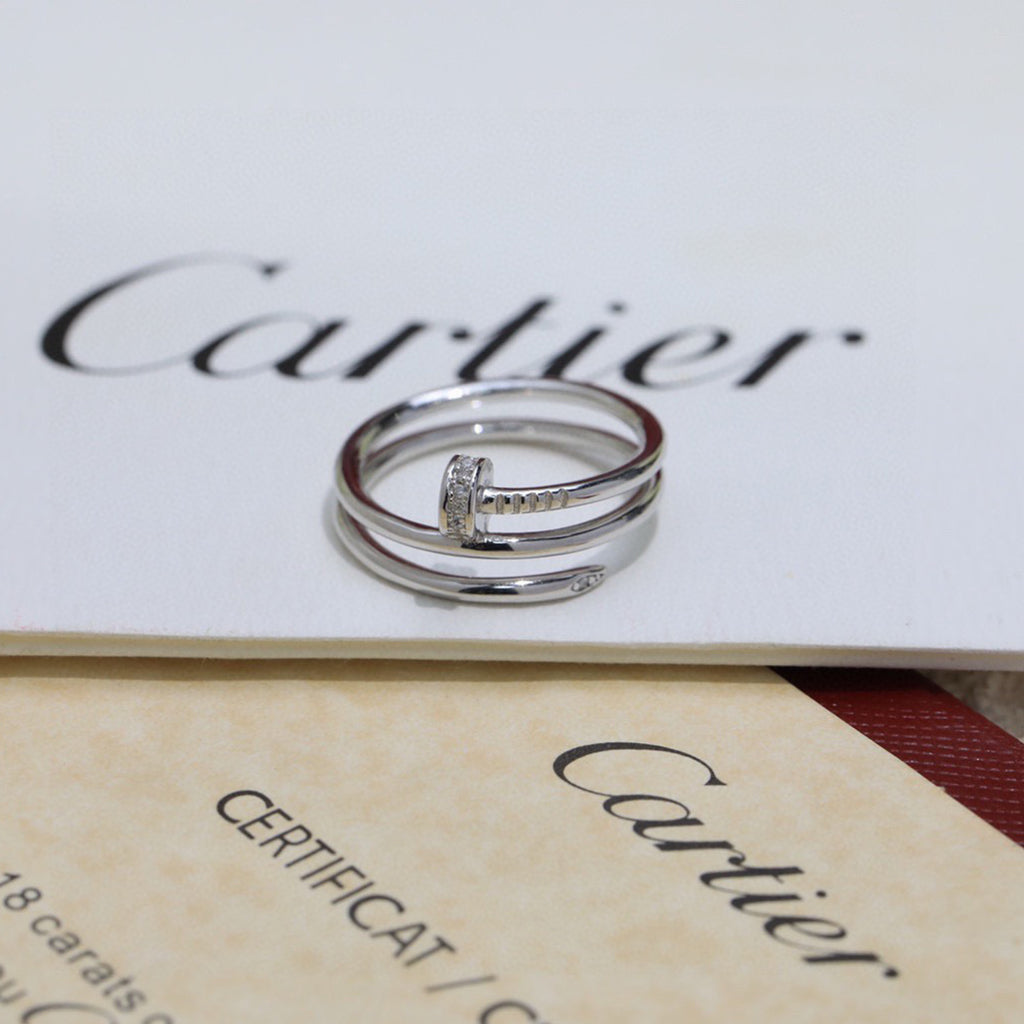 [OAK JURI]JUSTE RING 4.8MM HALF DIAMOND