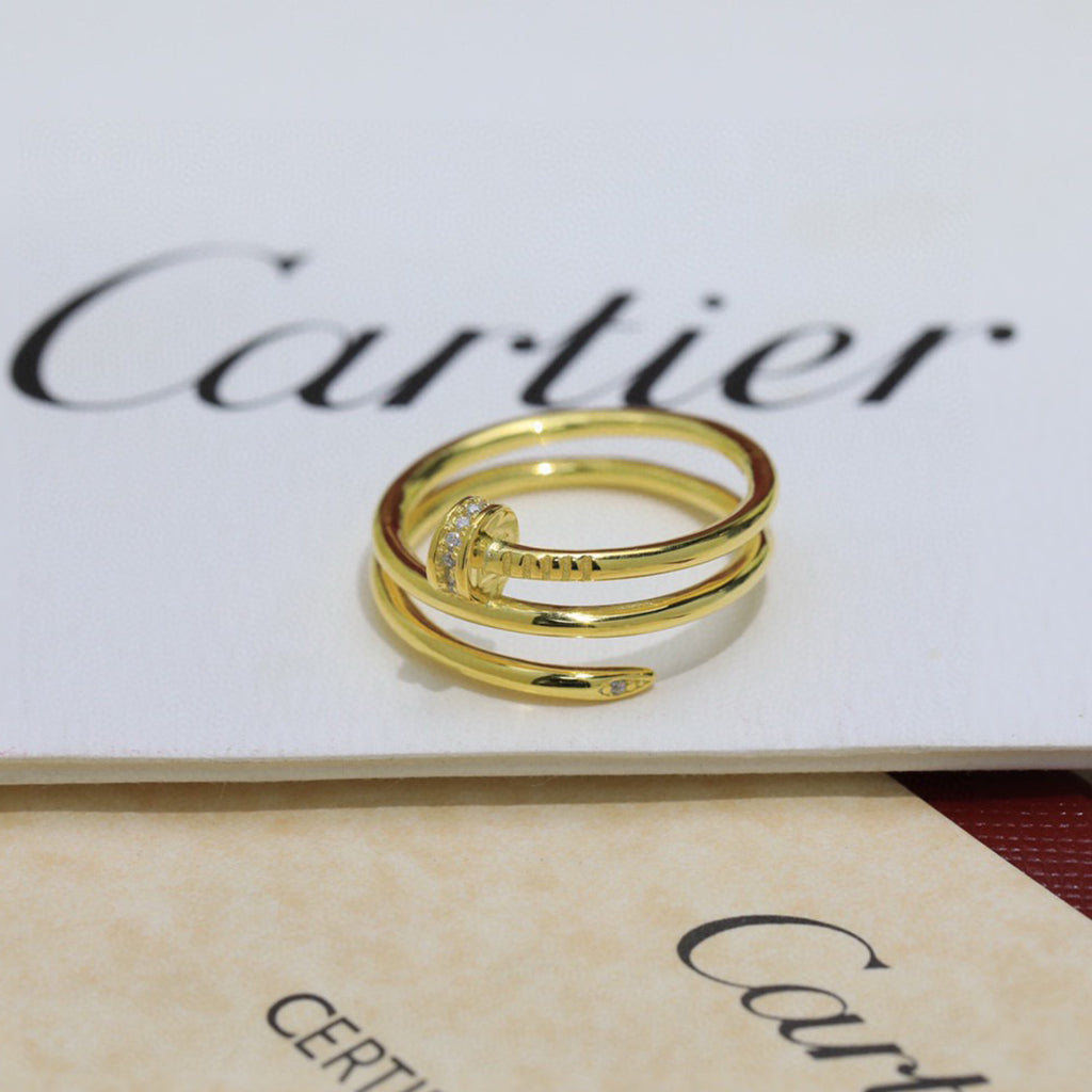 [OAK JURI]JUSTE RING 4.8MM HALF DIAMOND