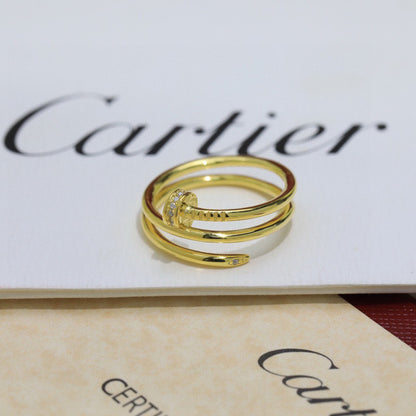 [OAK JURI]JUSTE RING 4.8MM HALF DIAMOND