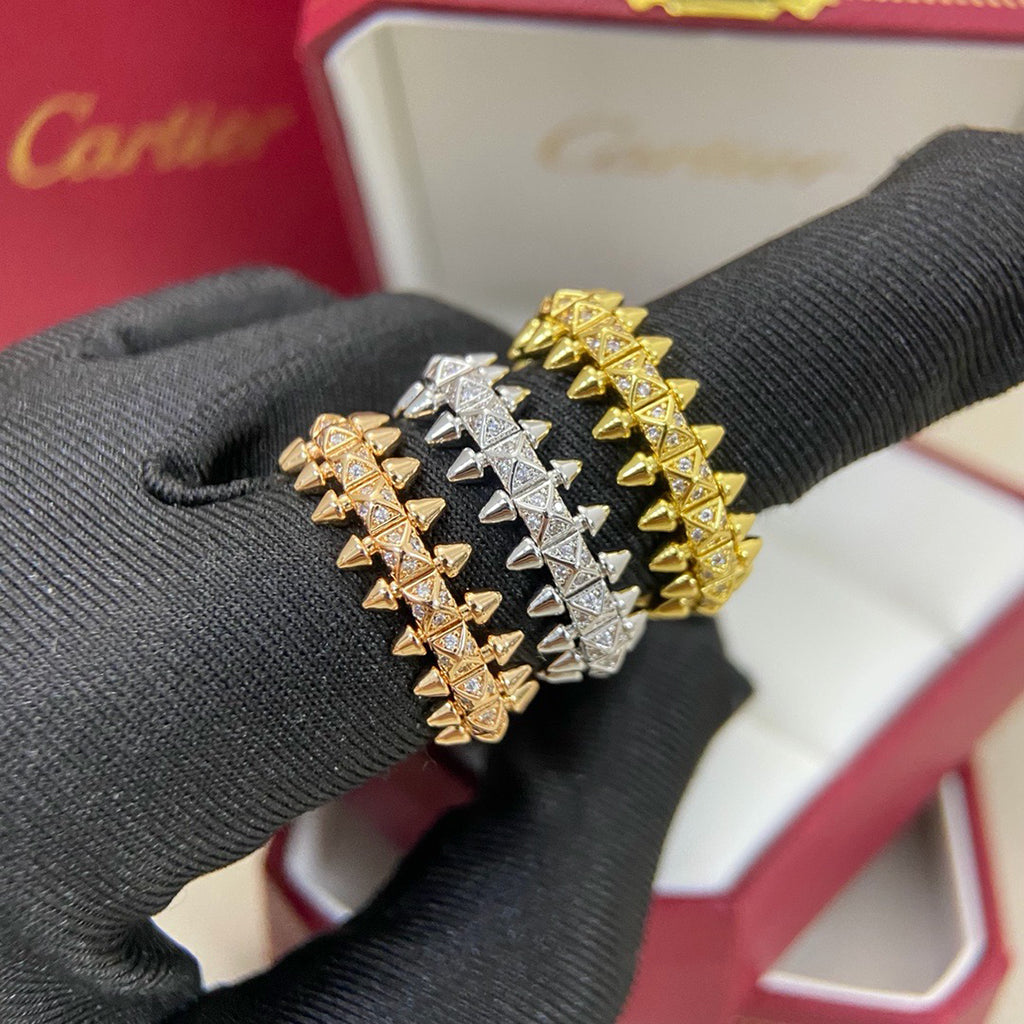 [OAK JURI]CLASH 6.4MM SMALL FULL DIAMOND RING