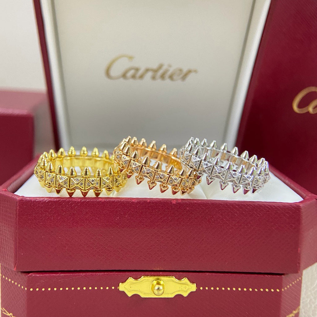 [OAK JURI]CLASH 6.4MM SMALL FULL DIAMOND RING