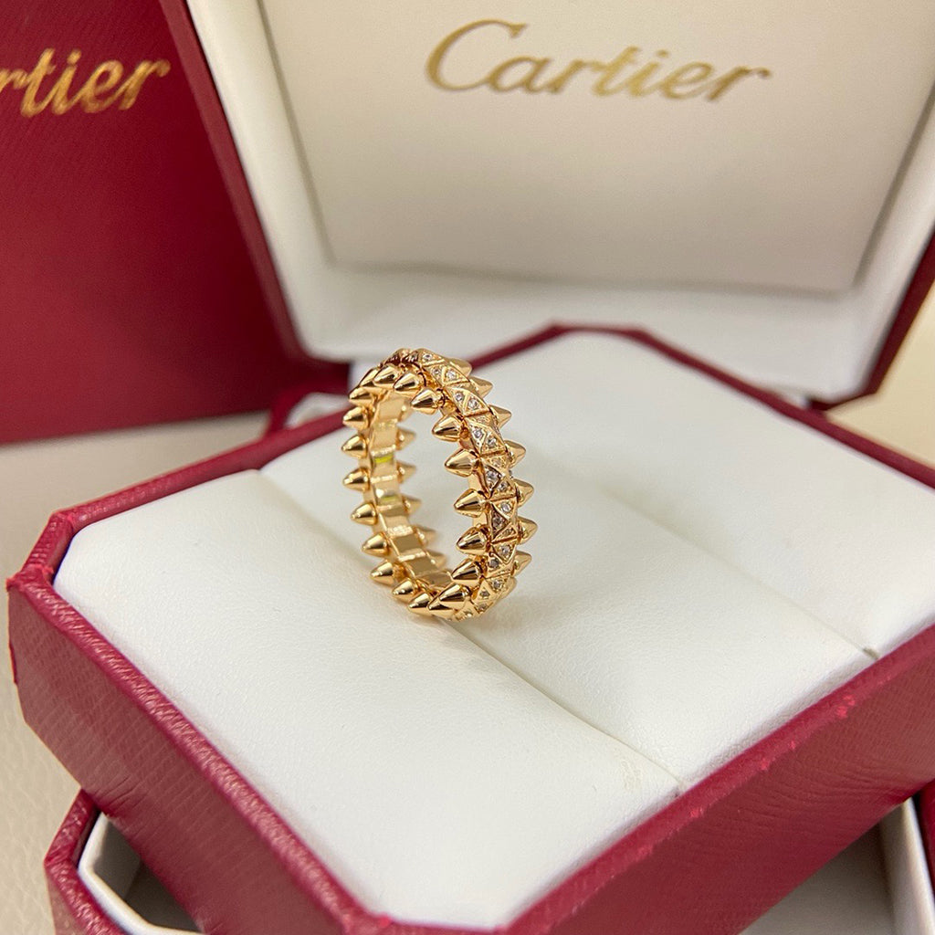 [OAK JURI]CLASH 6.4MM SMALL FULL DIAMOND RING