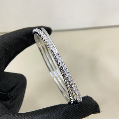 [OAK JURI]ETINCELLE HALF-PAVED DIAMOND BRACELET