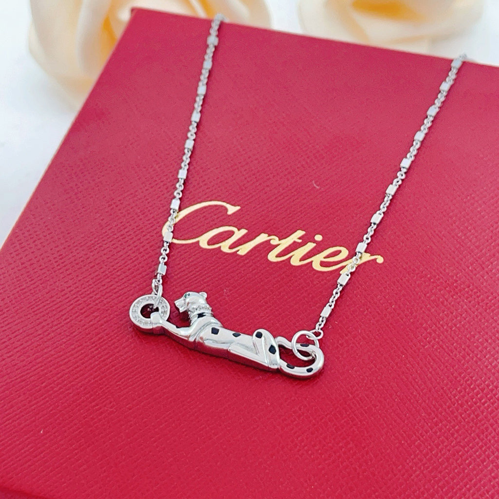 [OAK JURI]PANTHERE FULL DIAMOND NECKLACE