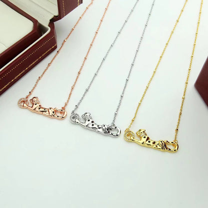 [OAK JURI]PANTHERE FULL DIAMOND NECKLACE