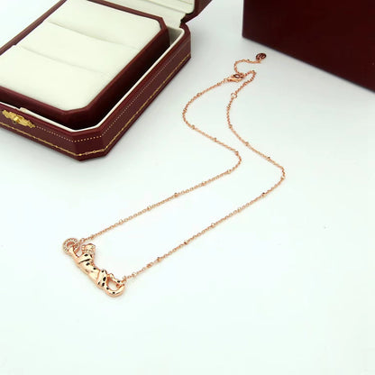 [OAK JURI]PANTHERE FULL DIAMOND NECKLACE