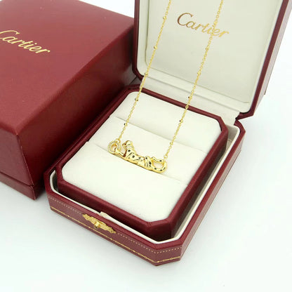[OAK JURI]PANTHERE FULL DIAMOND NECKLACE