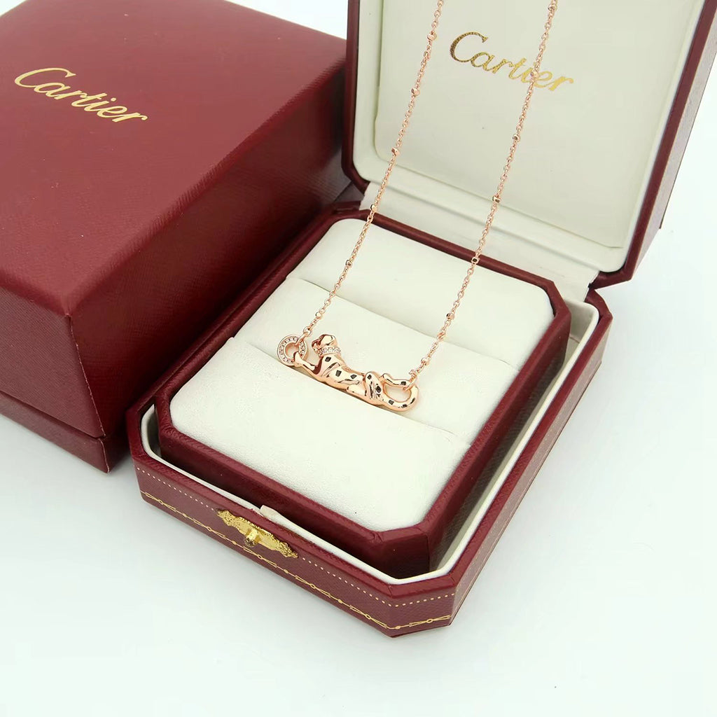 [OAK JURI]PANTHERE FULL DIAMOND NECKLACE