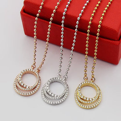 [OAK JURI]ETINCELLE  FULL DIAMOND NECKLACE