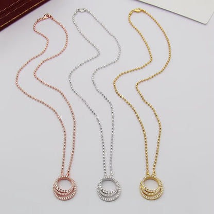 [OAK JURI]ETINCELLE  FULL DIAMOND NECKLACE