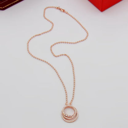 [OAK JURI]ETINCELLE  FULL DIAMOND NECKLACE