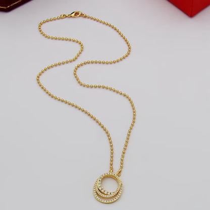 [OAK JURI]ETINCELLE  FULL DIAMOND NECKLACE