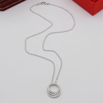 [OAK JURI]ETINCELLE  FULL DIAMOND NECKLACE