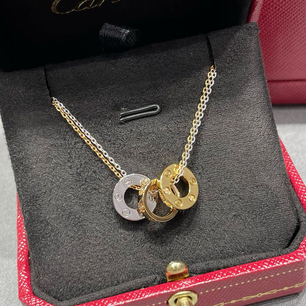 [OAK JURI]LOVE 6 DIAMOND PENDANT NECKLACE