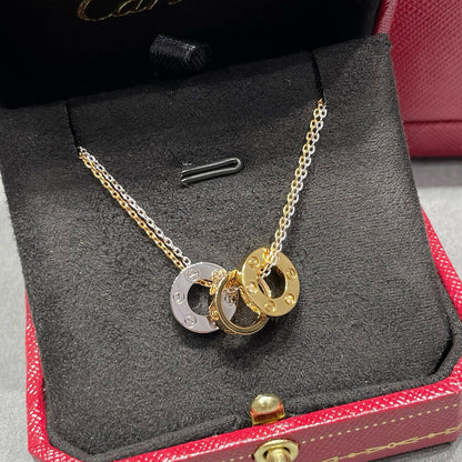 [OAK JURI]LOVE 6 DIAMOND PENDANT NECKLACE