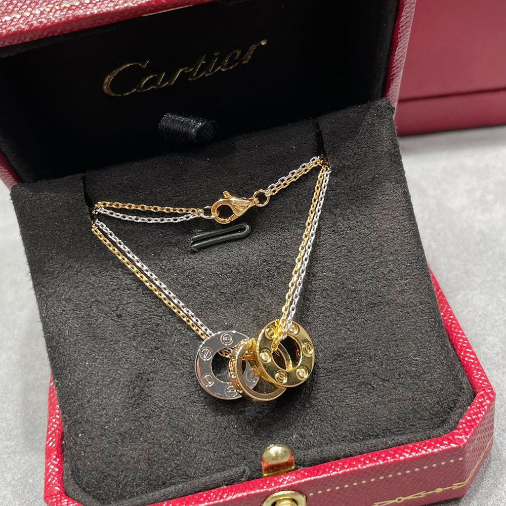 [OAK JURI]LOVE 6 DIAMOND PENDANT NECKLACE