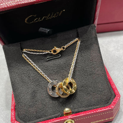 [OAK JURI]LOVE 6 DIAMOND PENDANT NECKLACE