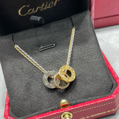 [OAK JURI]LOVE 6 DIAMOND PENDANT NECKLACE